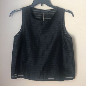 ❤️Banana Republic Black Sleeveless Top Med
